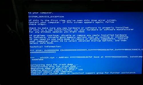 电脑蓝屏代码0x0000004_电脑蓝屏
