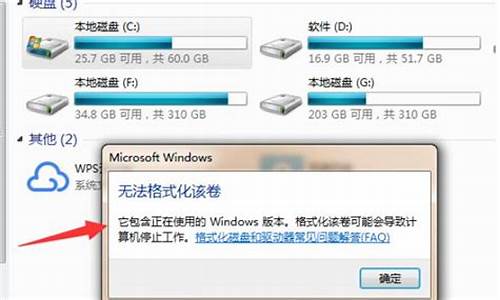 为何不能格式化可移动磁盘_为何不能格式化c盘
