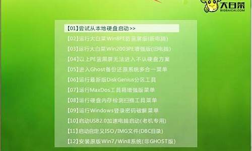 大白菜u盘启动盘装系统教程_大白菜u盘装机系统启动教程